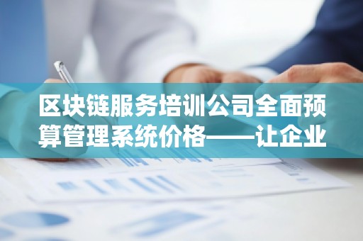 区块链服务培训公司全面预算管理系统价格——让企业预算管理更加智能化