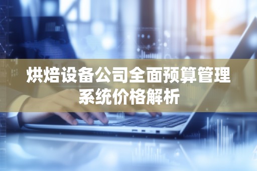 烘焙设备公司全面预算管理系统价格解析