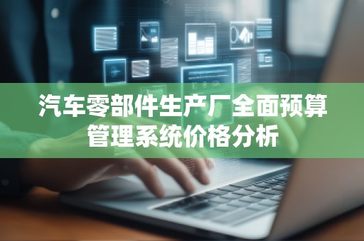 汽车零部件生产厂全面预算管理系统价格分析