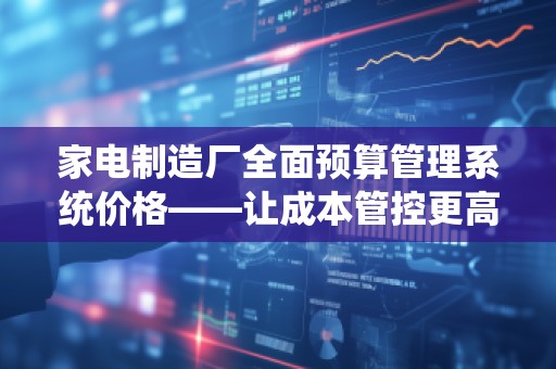 家电制造厂全面预算管理系统价格——让成本管控更高效，助力企业腾飞