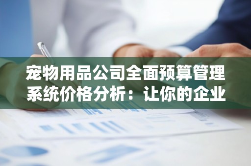 宠物用品公司全面预算管理系统价格分析:让你的企业轻松实现高效管理