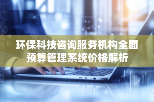 环保科技咨询服务机构全面预算管理系统价格解析