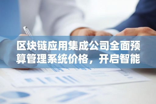 区块链应用集成公司全面预算管理系统价格，开启智能财务管理新时代