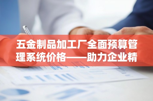 五金制品加工厂全面预算管理系统价格——助力企业精准管控与高效运营