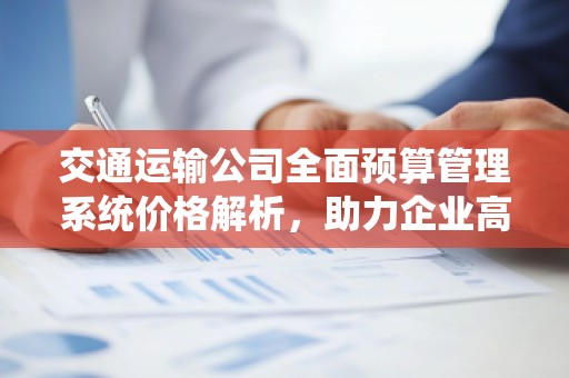 交通运输公司全面预算管理系统价格解析,助力企业高效决策