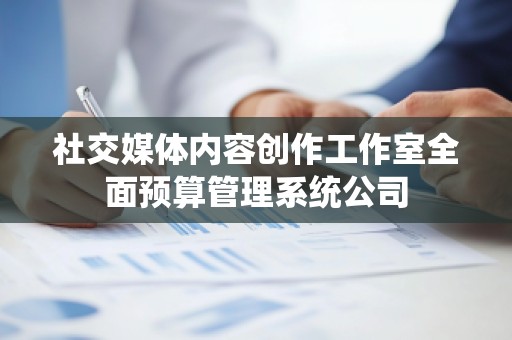 社交媒体内容创作工作室全面预算管理系统公司