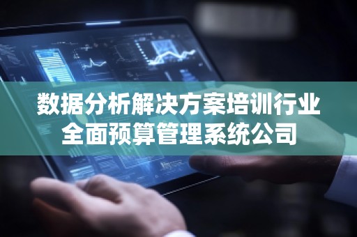 数据分析解决方案培训行业全面预算管理系统公司