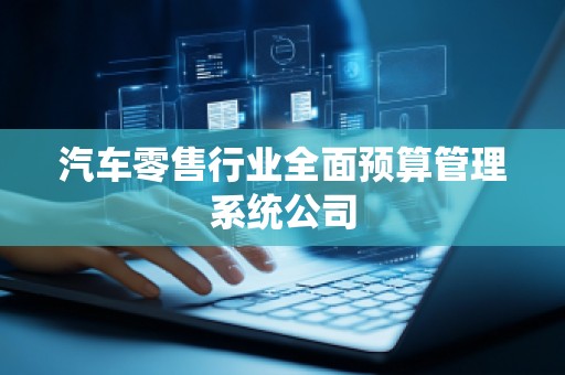 汽车零售行业全面预算管理系统公司