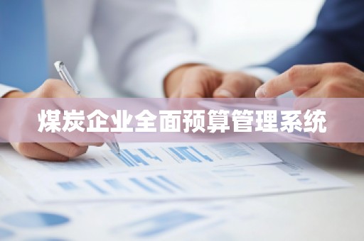 煤炭企业全面预算管理系统