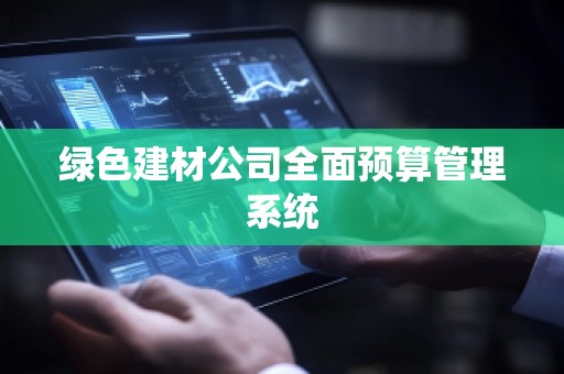 绿色建材公司全面预算管理系统