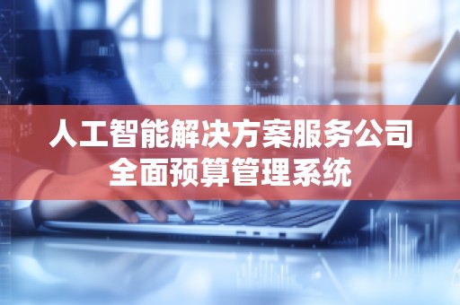 人工智能解决方案服务公司全面预算管理系统