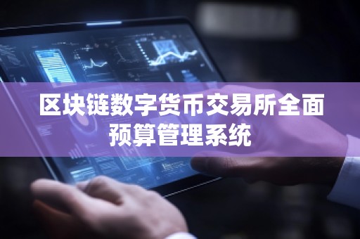 区块链数字货币交易所全面预算管理系统