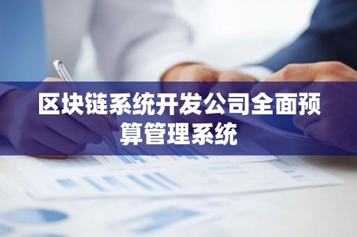 区块链系统开发公司全面预算管理系统