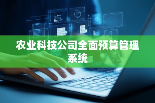 农业科技公司全面预算管理系统