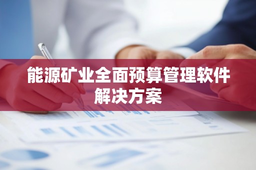 能源矿业全面预算管理软件解决方案
