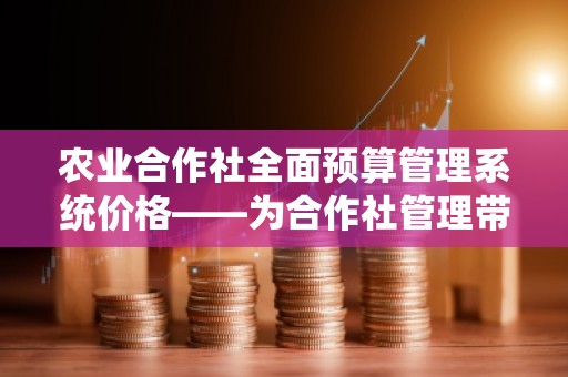 农业合作社全面预算管理系统价格——为合作社管理带来新机遇