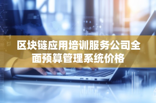 区块链应用培训服务公司全面预算管理系统价格