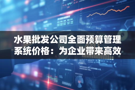 水果批发公司全面预算管理系统价格：为企业带来高效、精准的财务管理方案