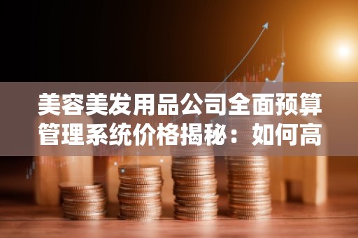 美容美发用品公司全面预算管理系统价格揭秘:如何高效控制成本、提升利润