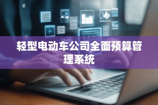 轻型电动车公司全面预算管理系统