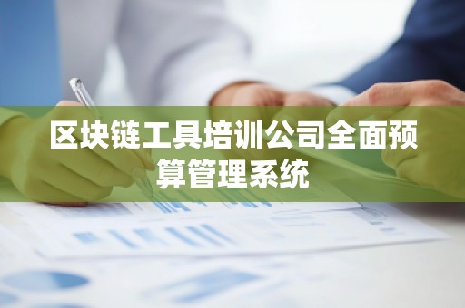 区块链工具培训公司全面预算管理系统