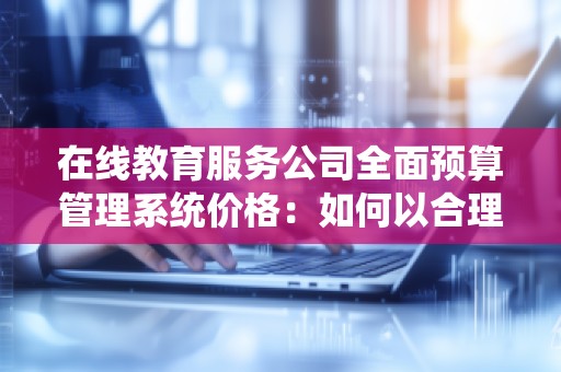 在线教育服务公司全面预算管理系统价格:如何以合理成本打造高效财务管理