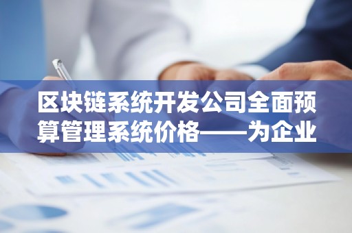 区块链系统开发公司全面预算管理系统价格——为企业财务管理注入新动能