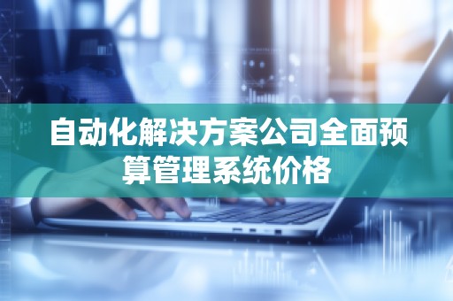 自动化解决方案公司全面预算管理系统价格
