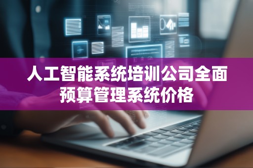 人工智能系统培训公司全面预算管理系统价格