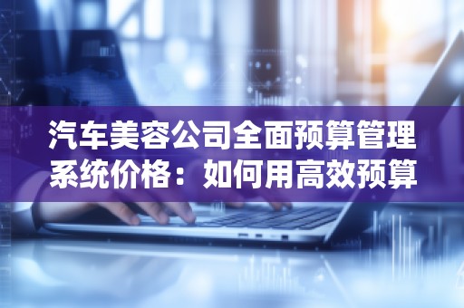 汽车美容公司全面预算管理系统价格:如何用高效预算管理提升公司盈利
