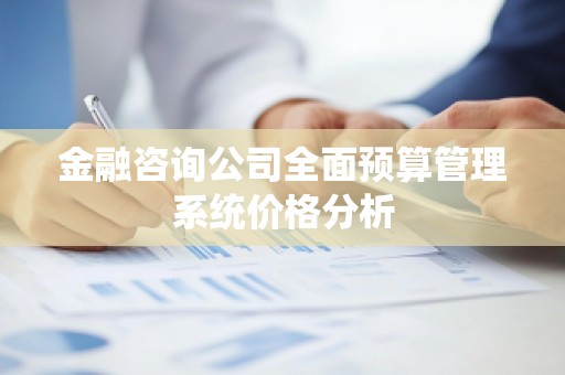 金融咨询公司全面预算管理系统价格分析